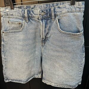 Zara Light Blue Denim Men's Jean Shorts